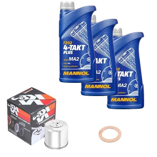 ölfilter set mannol - mannol, 10w40