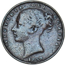 1859 Farthing - Victoria