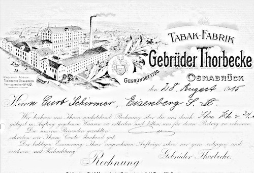 Tabak fabrik gebrüder - -,