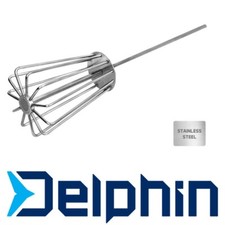 DELPHIN FUTTERMIXER QUIRL, EDELSTAHL FUTTERQUIRL FÜR FISCHLOCKFUTTER ANGELFUTTER
