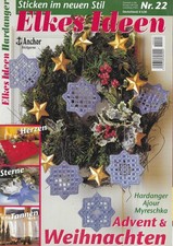 Elkes Ideen - Sticken im neuen Stil -  Hardanger Heft Nr. 22