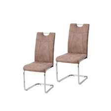 Schwingstuhl KellyC Braun Freischwinger Esszimmerstuhl HTI-Living