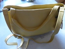 The SAK Leder Handtasche gelb