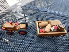 Oldtimer Traktor-Gespann aus