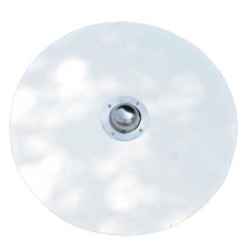 Wikinger Rundschild, Rohling aus Holz mit Stahlbuckel Schild zum Bemalen 