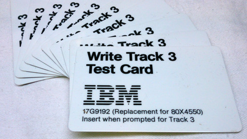 Atm testcard magnetstreifen - atm,