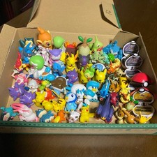 Pokemon Figuren Sammlung Gachapon 62 Stück Lot Spielzeug gebraucht einige Kra...
