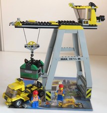 LEGO Zug / Train -  Cargo Crane / Verladekran kpl. mit BA # 4514