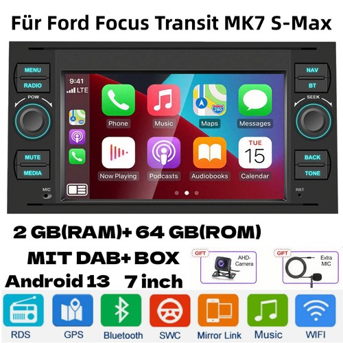 Dab carplay für ford - dab+, focus