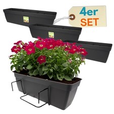 4er Set Blumenkasten Balkon