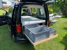 Bauplan Campingausbau VW Caddy 4  2016-2020 Camping Vollauszug  Eurobox Camping