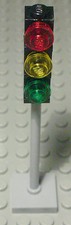 Lego Traffic Light New Grey