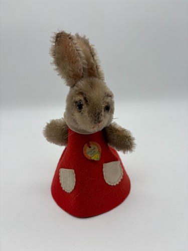 Steiff betthupferl hase - steiff, rot