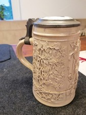 Maßkrug Mit Zinndeckel