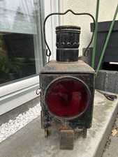 Eisenbahnlaterne Signallampe Zugschlussleuchte Oberwagenlaterne Petroleum