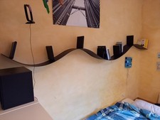 Kartell "Bookworm" Wandregal Blau – Design Ron Arad – Bücherregal 3,20 m