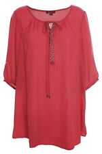 X Two Red Canciana Bluse T