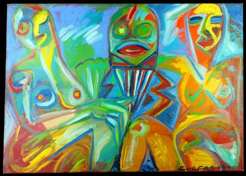 Neue wilde akt nudes - akt/nudes,, 1990