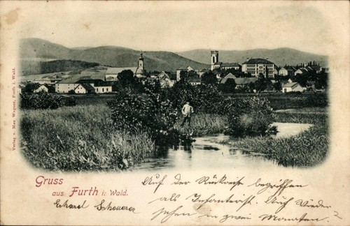 Furth wald oberpfalz - ak,