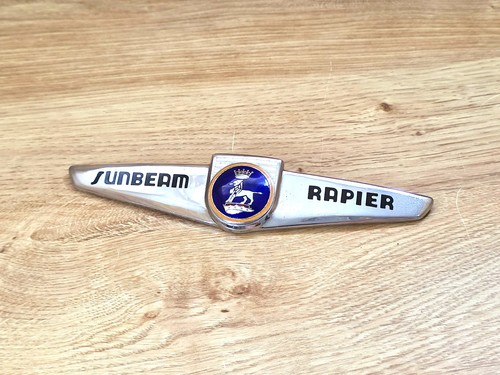 Sunbeam rapier haubenemblem - sunbeam,