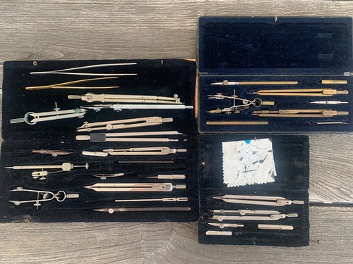 Vintage zirkelkasten schola - 3, zirkelkasten,