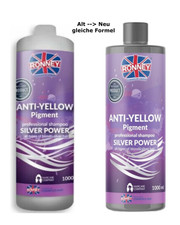 RONNEY Anti-Yellow Shampoo Anti Gelbstich Silber Silver 1000 ml (14,99 EUR/l)