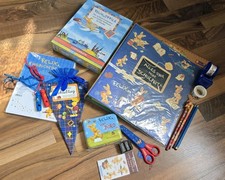 Hase Felix Set (17 Teile), Erster Schultag, Einschulung,  blau