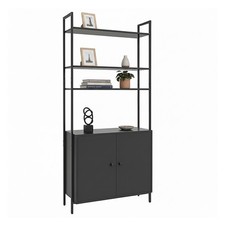 Bücherregal Buchregal Bücherturm Standregal Beistellregal Regal mit Unterschrank