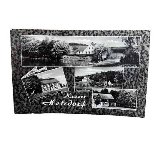 Postkarte hetzdorf mehrbild - ak,