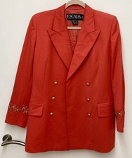 80er Jahre Escada roter Blazer