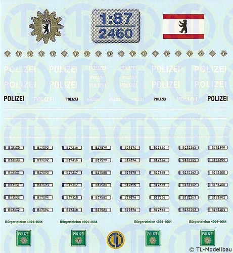 2460 polizei berlin 1 87 - 2460,