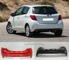 STOßSTANGE HINTEN LACKIERT IN WUNSCHFARBE NEU für Toyota Yaris 3 2014-2017