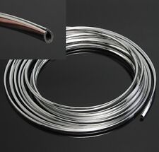 3 Meter CHROM Keder ZIERLEISTEN KANTEN SCHUTZ LEISTE U-Profil selbst klebend