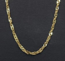 9 Karat Gelbgold massive gedrehte Panzerkette 20 Zoll 3,9 gm (80,25,805)