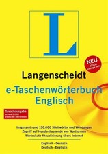 Langenscheidt e-Taschenwörterbuch Englisch Deutsch Elektronisches Wörterbuch