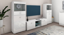 Wohnwand Vitrine TV-Schrank