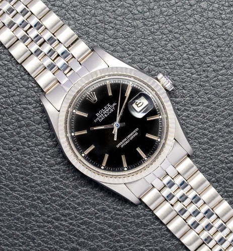 Rolex datejust 1601 black dial - 1601,