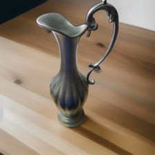 Vase,Zinn,Krug, Henkelvase