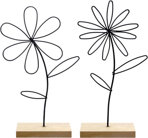 Dekoaufsteller blumen metall - dekoaufsteller,