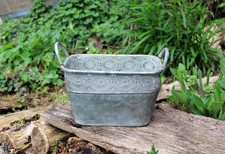 Pflanzschale Zink Ornament
