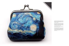 Geldbörse Klippverschluss Knipsbörse Bügelbörse Portemonnaie klein mit Muster