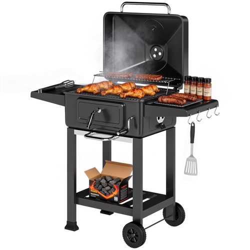 Holzkohlegrill bbq smoker - bbq, mit
