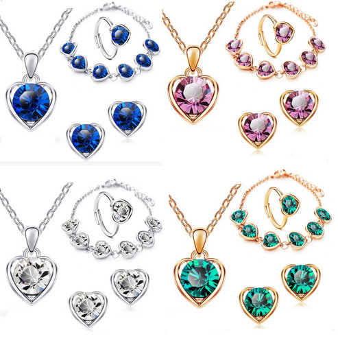 Damen schmuckset herz - ✨,