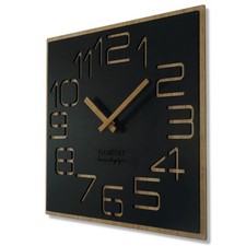 Wanduhr groß holzoptik holz - wanduhr,