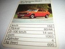 Quartett Einzelkarte: Audi 50