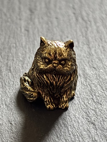 Perserkatze messing massiv - perserkatze,