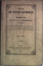 Messager des sciences historiques, ou archives des Arts et de la Bibliographie d