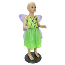 FEE KOSTÜM & FLÜGEL KINDER # Karneval Fasching Party Elfe Märchen Kleid Mädchen