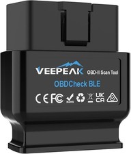 Veepeak OBDCheck BLE Bluetooth OBD II Diagnosegerät iOS und Android REFURBISHED