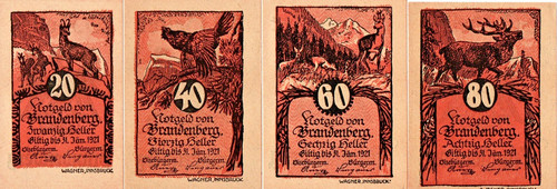 Notgeld von brandenberg - notgeld,